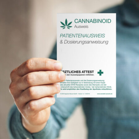 1x Cannabis Ausweis (BLANKO – zum selbst ausfüllen)